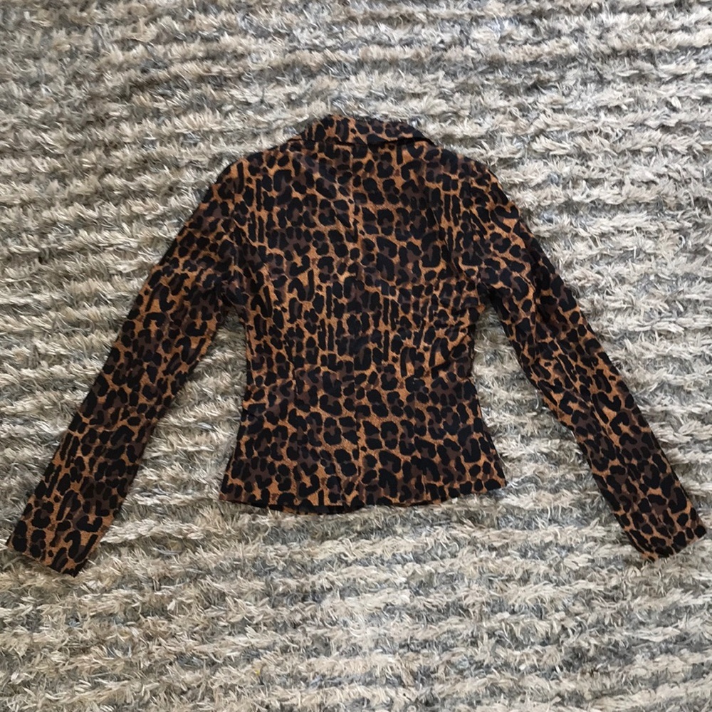NWOT! 🐆Leopard Print Suit Jacket🐆 Size XS - Picture 5 of 5